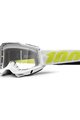 100% SPEEDLAB Fahrradsonnenbrille - ACCURI 2 - Weiß/Gelb