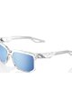 100% SPEEDLAB Fahrradsonnenbrille - CENTRIC - Transparent/Blau