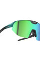 NEON Fahrradsonnenbrille - FLAME - Türkis/Schwarz