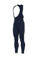ALÉ Lange Fahrradhose mit Trägern - WINTER SOLID - Blau