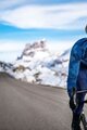 ALÉ Lange Fahrradhose mit Trägern - WINTER SOLID - Blau
