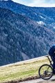 ALÉ Lange Fahrradhose mit Trägern - WINTER SOLID - Blau