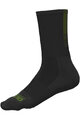 ALÉ Klassische Fahrradsocken - THERMO GREEN - Schwarz