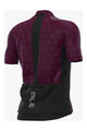 ALÉ Kurzarm Fahrradtrikot - RONDANE - bordeaux/Schwarz