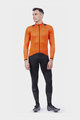 ALÉ Langarm Fahrradtrikot für den Winter - THERMAL R-EV1 - Orange