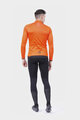 ALÉ Langarm Fahrradtrikot für den Winter - THERMAL R-EV1 - Orange