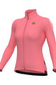 ALÉ Langarm Fahrradtrikot für den Winter - WARM RACE R-EV1 - Rosa