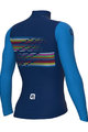 ALÉ Langarm Fahrradtrikot für den Winter - LOGO PR-S - Blau