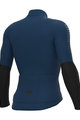 ALÉ Langarm Fahrradtrikot für den Winter - WARM RACE 2.0 R-EV1 - Blau/Schwarz