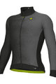 ALÉ Langarm Fahrradtrikot für den Winter - CIRCUS PR-S - Schwarz
