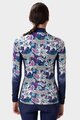 ALÉ Langarm Fahrradtrikot für den Winter - HIBISCUS PR-R - Blau/Weiß