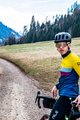 ALÉ Langarm Fahrradtrikot für den Winter - CHAOS OFF ROAD - GRAVEL - Blau/Gelb