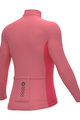 ALÉ Langarm Fahrradtrikot für den Winter - FONDO 2.0 SOLID - Rosa