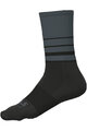 ALÉ Klassische Fahrradsocken - ONE - Schwarz/Grau
