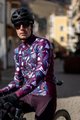 ALÉ Langarm Fahrradtrikot für den Winter - OVER PRAGMA - bordeaux/mehrfarbig