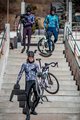 ALÉ Langarm Fahrradtrikot für den Winter - OVER PRAGMA - bordeaux/mehrfarbig
