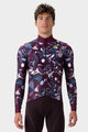 ALÉ Langarm Fahrradtrikot für den Winter - OVER PRAGMA - bordeaux/mehrfarbig