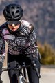 ALÉ Langarm Fahrradtrikot für den Winter - FALENA PR-E - Schwarz/Weiß/Rosa/Braun