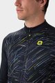 ALÉ Langarm Fahrradtrikot für den Winter - QUICK R-EV1 - Schwarz
