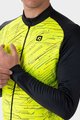 ALÉ Langarm Fahrradtrikot für den Winter - BYTE PRAGMA - Gelb/Schwarz