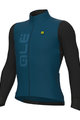 ALÉ Langarm Fahrradtrikot für den Winter - QUICK R-EV1 - Schwarz/Blau