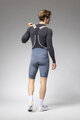 ALÉ Kurze Fahrradhose mit Trägern - PR-E MAGIC COLOUR - Hellblau