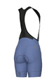 ALÉ Kurze Fahrradhose mit Trägern - PR-E MAGIC COLOUR - Hellblau