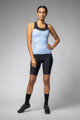 ALÉ Ärmelloses Fahrradtrikot - COLOR BLOCK PRAGMA - Hellblau/Schwarz