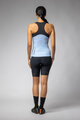ALÉ Ärmelloses Fahrradtrikot - COLOR BLOCK PRAGMA - Hellblau/Schwarz