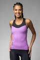 ALÉ Ärmelloses Fahrradtrikot - COLOR BLOCK PRAGMA - Rosa/Schwarz