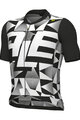 ALÉ Kurzarm Fahrradtrikot - MULTIVERSO PR-E - Schwarz/Weiß