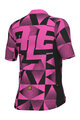 ALÉ Kurzarm Fahrradtrikot - PR-E MULTIVERSO - Rosa/Schwarz