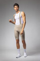 ALÉ Kurze Fahrradhose mit Trägern - MASTER 2.0 PR-E - Beige