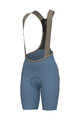 ALÉ Kurze Fahrradhose mit Trägern - MASTER 2.0 PR-E - Hellblau