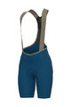 ALÉ Kurze Fahrradhose mit Trägern - MASTER 2.0 PR-E - Blau