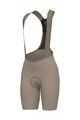 ALÉ Kurze Fahrradhose mit Trägern - MASTER 2.0 PR-E - Beige