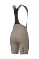 ALÉ Kurze Fahrradhose mit Trägern - MASTER 2.0 PR-E - Beige