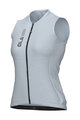 ALÉ Ärmelloses Fahrradtrikot - COLOR BLOCK PRAGMA - Hellblau