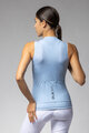 ALÉ Ärmelloses Fahrradtrikot - COLOR BLOCK PRAGMA - Hellblau