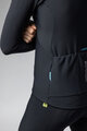 ALÉ Langarm Fahrradtrikot für den Winter - KLIMATIK K-IDRO - Schwarz
