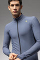 ALÉ Langarm Fahrradtrikot für den Winter - KLIMATIK K-IDRO - Blau