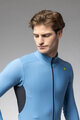 ALÉ Langarm Fahrradtrikot für den Winter - KLIMATIK K-IDRO - Hellblau