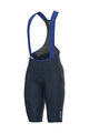 ALÉ Kurze Fahrradhose mit Trägern - KLIMATIK K-MATER - Blau