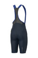 ALÉ Kurze Fahrradhose mit Trägern - KLIMATIK K-MATER - Blau