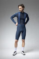 ALÉ Kurze Fahrradhose mit Trägern - KLIMATIK K-MATER - Blau