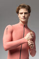 ALÉ Langarm Fahrradtrikot für den Winter - WARM RACE - Rosa