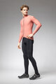ALÉ Langarm Fahrradtrikot für den Winter - WARM RACE - Rosa
