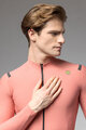 ALÉ Langarm Fahrradtrikot für den Winter - WARM RACE - Rosa