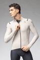 ALÉ Langarm Fahrradtrikot für den Winter - WARM RACE - Elfenbein