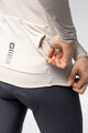 ALÉ Langarm Fahrradtrikot für den Winter - WARM RACE - Elfenbein